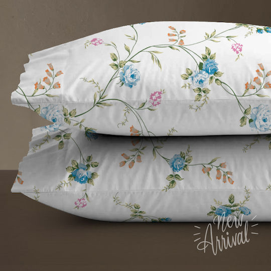 Isadore Lorraine Fresh Line Kissenbezüge Set Blau 50x70cm