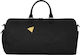 Sprayground Gold Fang Sack Voyage Black from Artificial Leather M50xW25xH27cm