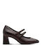 Leather Heels Mahogany