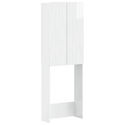 vidaXL Dulap de baie 66x25.5x190cm Alb