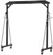 Portable Crane Lockable Wheels Max 1000 Kg Adjustable Height 2430-3630 Mm