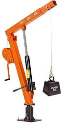 Telescopic Crane Pickup Truck 360-degree Swivel 900 Kg Capacity Hydraulic Jack Manual Winch Folding Arm