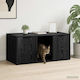 vidaXL Black Cat Nest