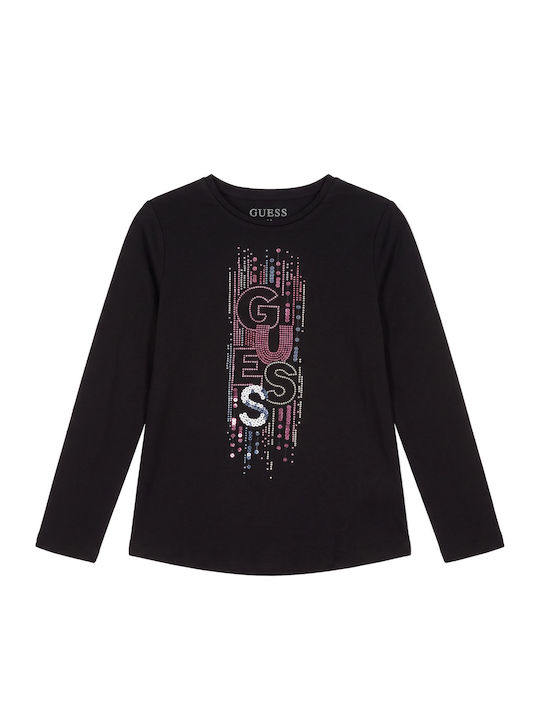 Kids Long-sleeved Black Top