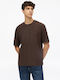T-shirt Maro Închis