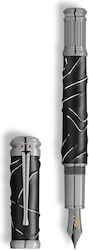 MontBlanc Edition Πένα Γραφής Ασημί με Μαύρο Μελάνι MontBlanc Edition Πένα Γραφής Ασημί με Μαύρο Μελάνι