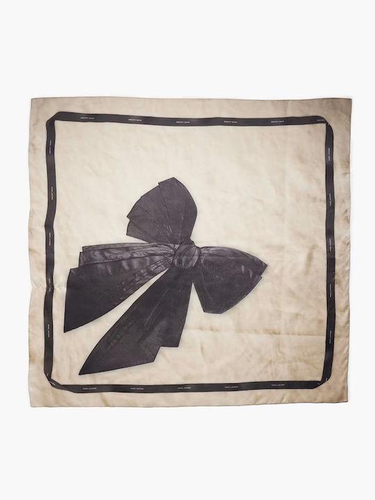 Marc Jacobs Women's Beige Silk Scarf