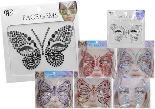 Carnival Body Stickers 12 Pieces