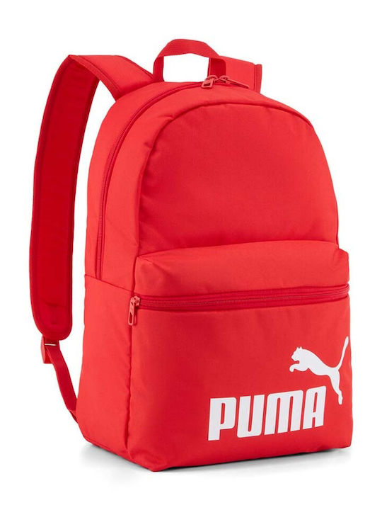 PUMA Σχολική Τσάντα Πλάτης με Θήκη για Παγούρι Κόκκινη 22lt