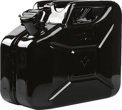 Fuel Canister Made Steel Sheet Capacity 10l Black Color Valpro
