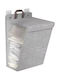 Coș de rufe din material pliabil cu capac 55x55x39cm Gri