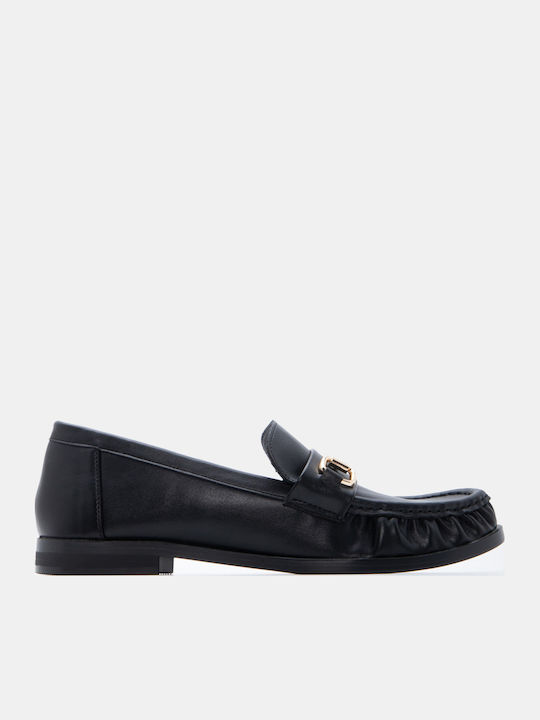 Luigi Women's Moccasins In Black Colour