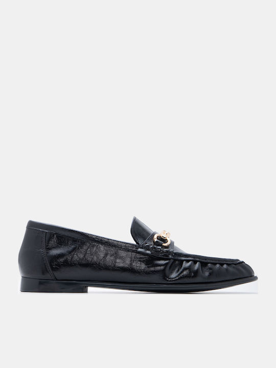 Luigi Women's Moccasins In Black Colour