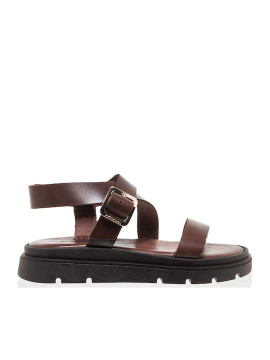 Myconian Greek Sandal Leather Women's Flat Sand...