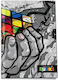 Graffiti Caiet Cu Dungi B5 40 Foi De Hârtie