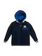 Waterproof Kids Casual Jacket Short with Hood Navy Blue