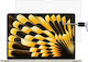 Темперирано стъкло Macbook Air 13.6" 2023 024 2025-прозрачно Oem