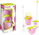 Gounaridis Toys Broom Dustpan & Bucket 7pcs