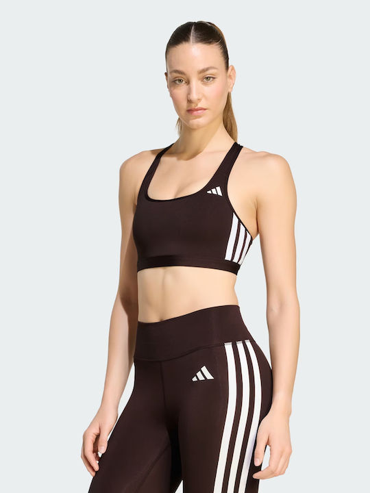 Essentials Sutien Sport Atletic Femei Maro