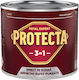Protecta 3-в-1 Метално Цвят Черни Метали Конвертор На Ръжда Грунд Декоративно Покритие В Една Кутия Може Да Се Нанася Директно На Ръжда Лъскаво Покритие 0.5л Черешово Червено