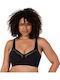 Black Bra with Light Padding without Underwire