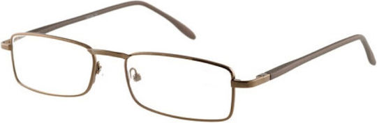 Nea Optiki Lesebrillen +2.75 in Braun Farbe MO1050C3275