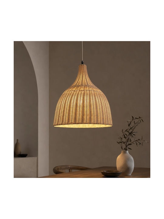 kelvo Bahamas Lumini Suspendate Bej Boem cu Bază de Bec E27 45x45x47cm