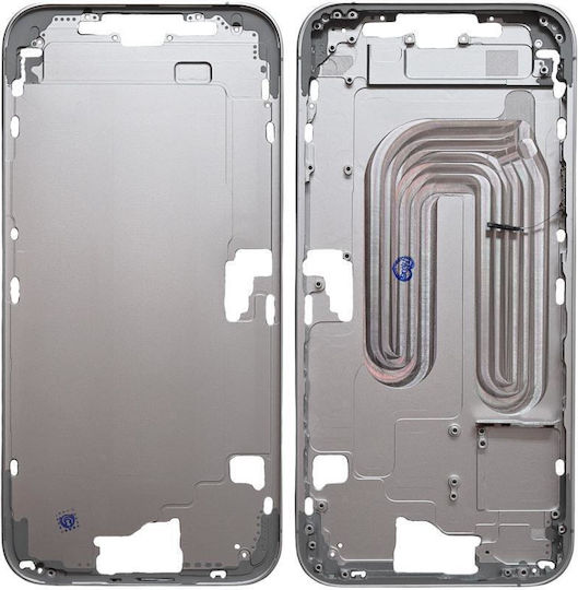 Middle Frame Apple iPhone 16 Plus 5G Camera Button White OEM