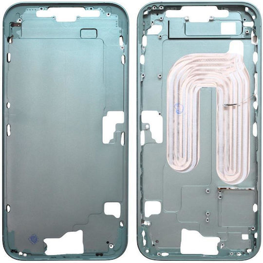 Middle Frame Apple iPhone 16 Plus 5G Camera Button Turquoise OEM