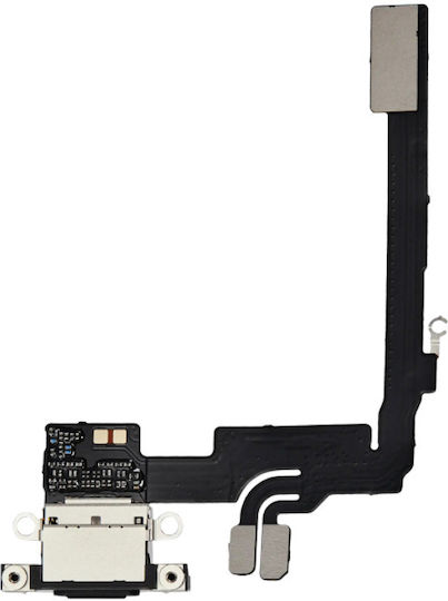 Apple iPhone 16 Pro Anschluss Zum Aufladen Flex Kabel Schwarz Titan OEM