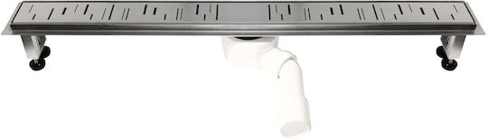 Linear Siphon Ferro Ora Ol1-70 Floor Stainless Steel 700 Mm Outlet 50 Mm Chrome