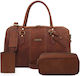 Tuscany Leather Set Sack Voyage Back Brown Leather