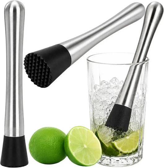 Quirlen & Bar-Stößel Edelstahl 21cm Mojito & Drinks