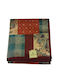 Manterol Casa Cubre Three-Seater Sofa Throw Jacquard 235x270cm Burgundy