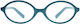 Frog Optical Reading Glasses +2.25 in Light Blue Color