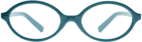 Frog Optical Reading Glasses +2.25 in Light Blue Color