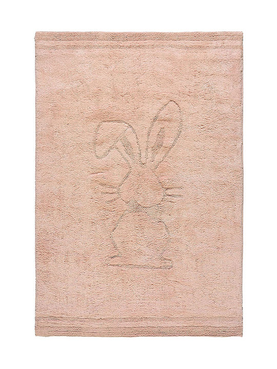 Beauty Home Kinderteppich Baumwolle Rosa 120x180cm