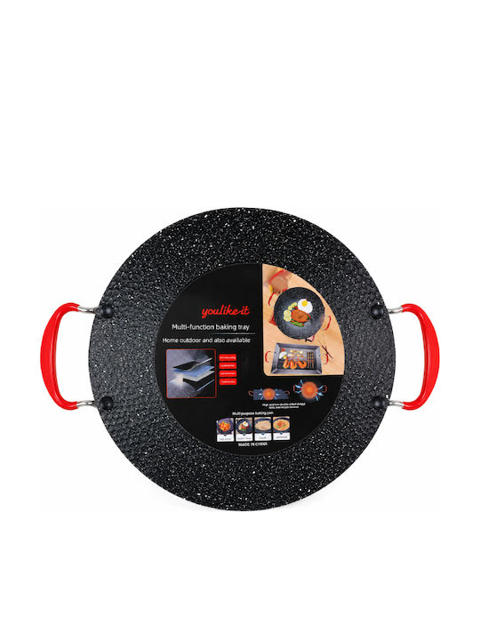 Sidirela Tf242572 Double Pan from Aluminum with Non-Stick Coating 39.5cm