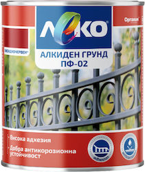 Alkyd Primer Leko Pf-02 Black Metals 0.90l Oxide Red Alkyd Primer Leko Pf-02 Black Metals 0.90l Oxide Red