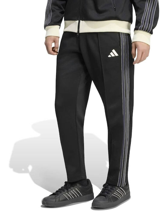Stadium Herren-Sweatpants Fußball Jogginghose Ohne Bündchen Schwarz