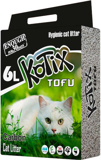 Kotix Nisip pentru pisici Tofu cu Miros Natural 2.5kg / 6lt