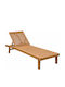 Șezlong Bej 200x70x89cm