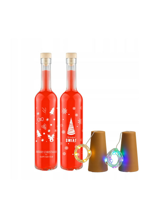 Bimberek Sticlă De Crăciun Din Sticlă Brazi 30 Cm 500 Ml
