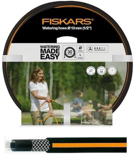 Fiskars Q3 Furtun de grădină 13 mm 1/2" 30 m Lungime
