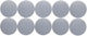 Maul Magneți Rotunzi D38mm 2.50 Kg Forță 10 Buc Set Maul Gri Solid