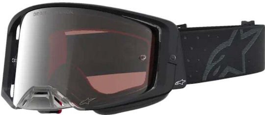 Μάσκα Motocross Alpinestars Supertech Cloak Blk Mirror Sil