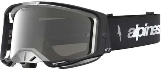 Очила За Мотокрос Alpinestars Vision 8 Амбър Черно Сребърно Огледално-Сребърно