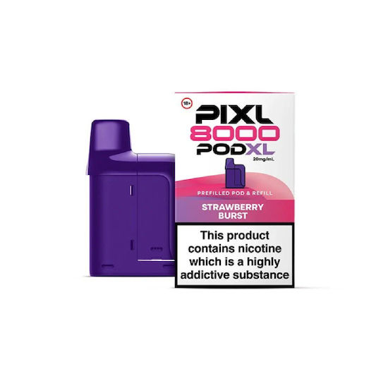 Pixl Țigară electronică de unică folosință Strawberry 20mg Violet