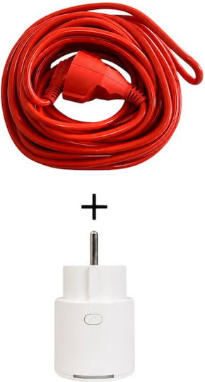 10 M Extension Cable Set Plug Grounded Socket Protection Includes Smartplug Ea8 Wifi Smart Socket 2500w Cobi Smart