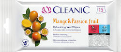 040453 Hh Cleanic Mango Erfrischende Baby-Feuchttücher 15 Stück 040453 Hh Cleanic Mango Erfrischende Baby-Feuchttücher 15 Stück